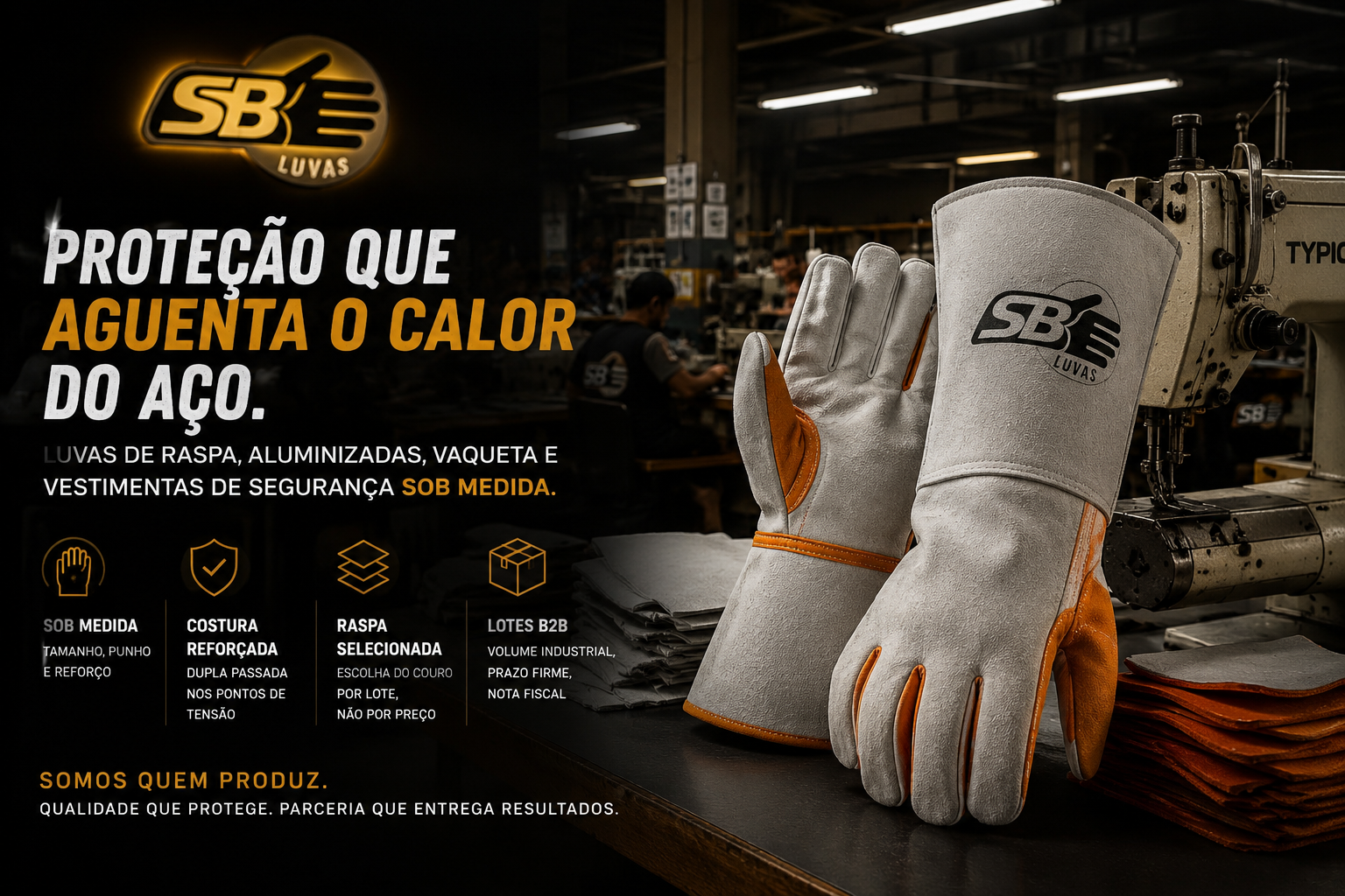 Projeto SB Luvas — Website B2B + Catálogo + Posicionamento de Marca
